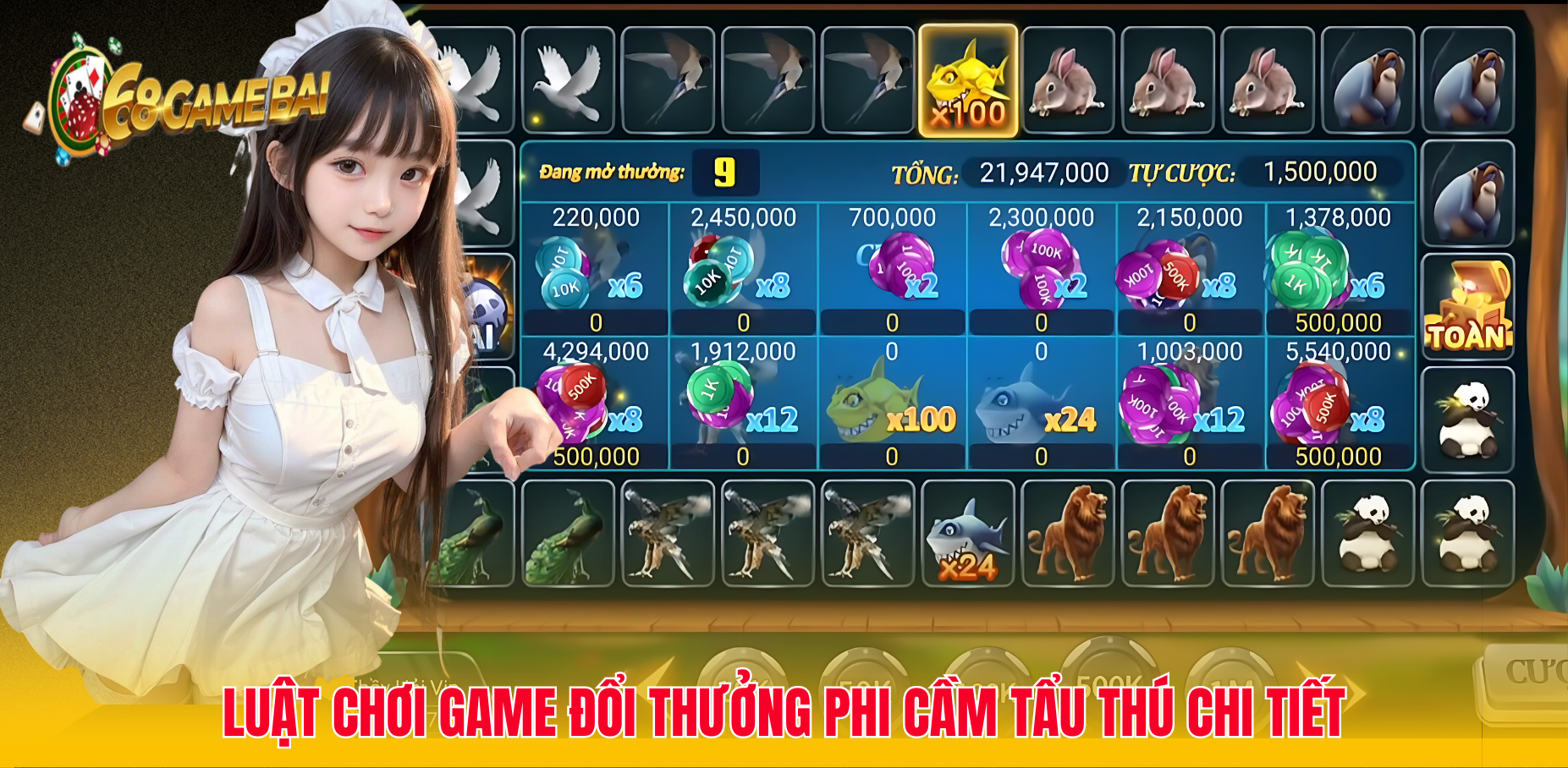 Luật chơi được quy định rõ ràng giúp các bạn đặt cược một cách hợp lý 