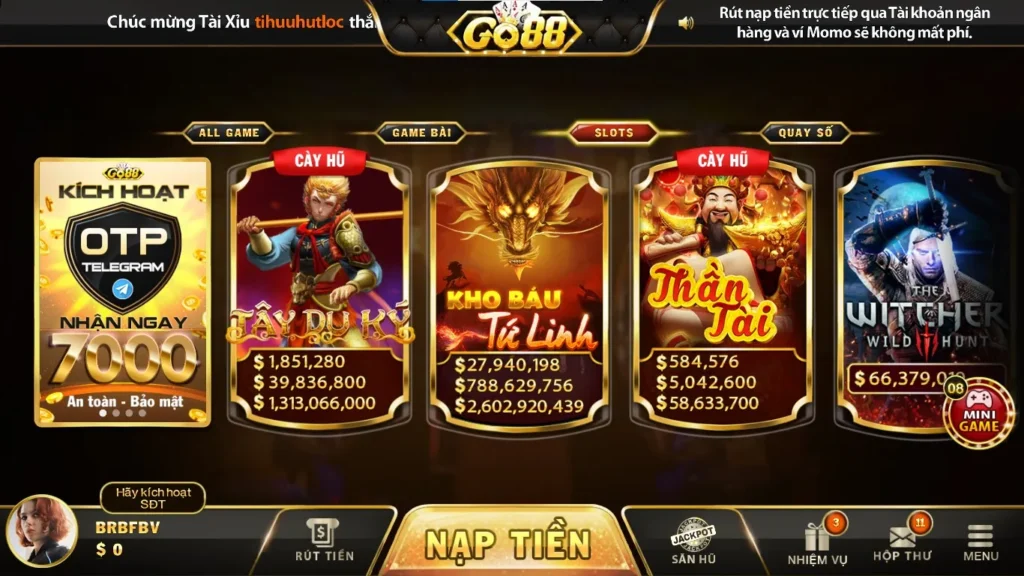 Top 10 Cổng Game Nổ Hũ Uy Tín Nhất Hiện Nay 8 Go88 – Cổng game nổ hũ uy tín hàng đầu tại Châu Á
