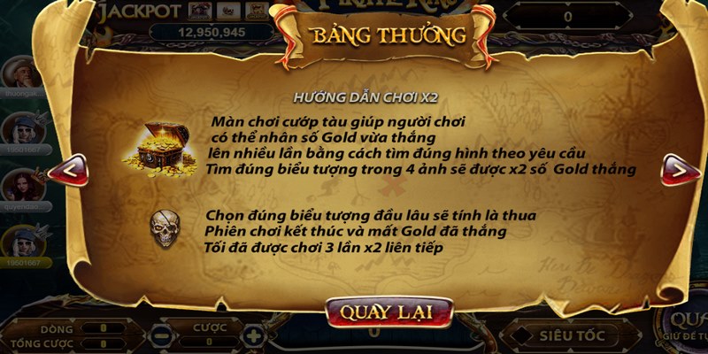 Búa Hải Tặc 68 Game Bài - Hướng dẫn luật và cách chơi năm 2025 5 Cổng game sẽ tự động kiểm tra kết quả trao thưởng cho bạn nếu bạn thắng